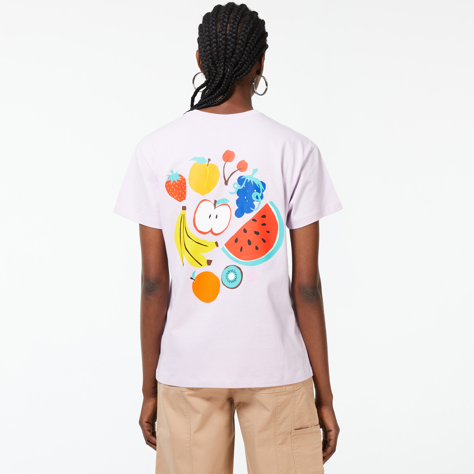 Converse Relaxed Fruit Medley Kadın Pembe T-Shirt