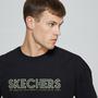 Skechers Graphic Tee Big Logo Erkek Siyah T-Shirt