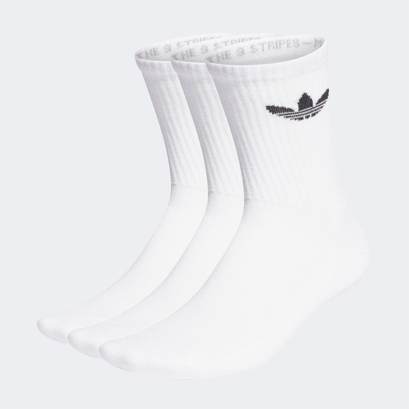 adidas Cushioned Trefoil Unisex Beyaz Çorap