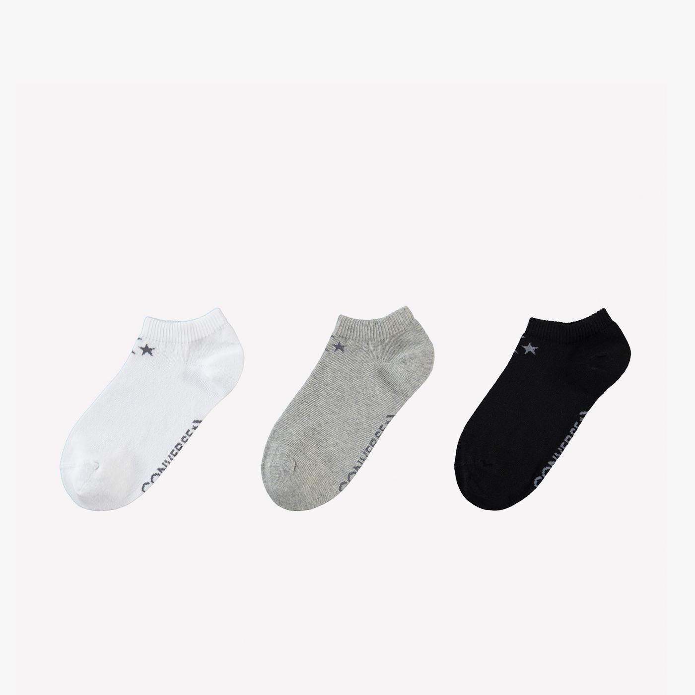 Converse Basic Flat Knit Kadın 3'lü Çorap