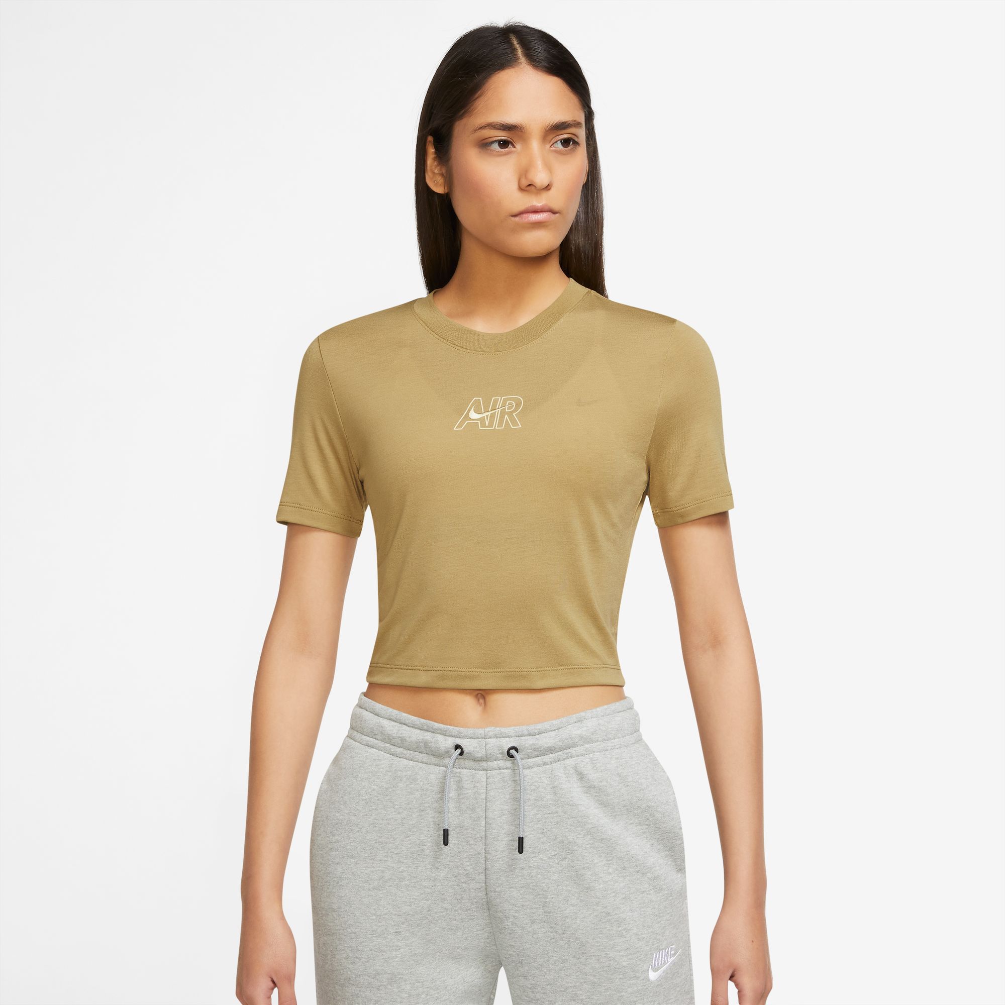Nike Air Kadın Kahverengi T-shirt