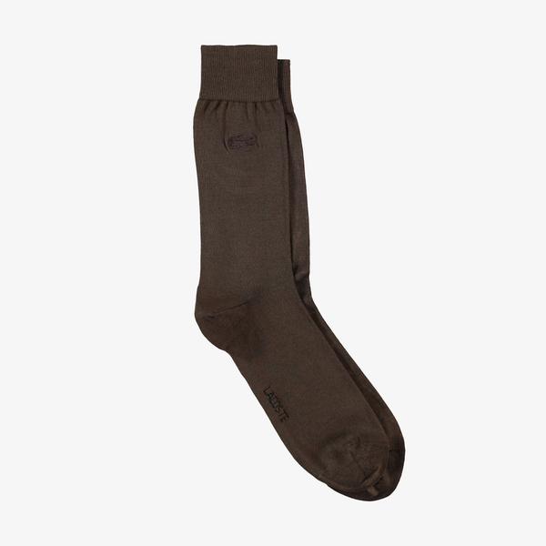 Lacoste Unisex Kahverengi Çorap