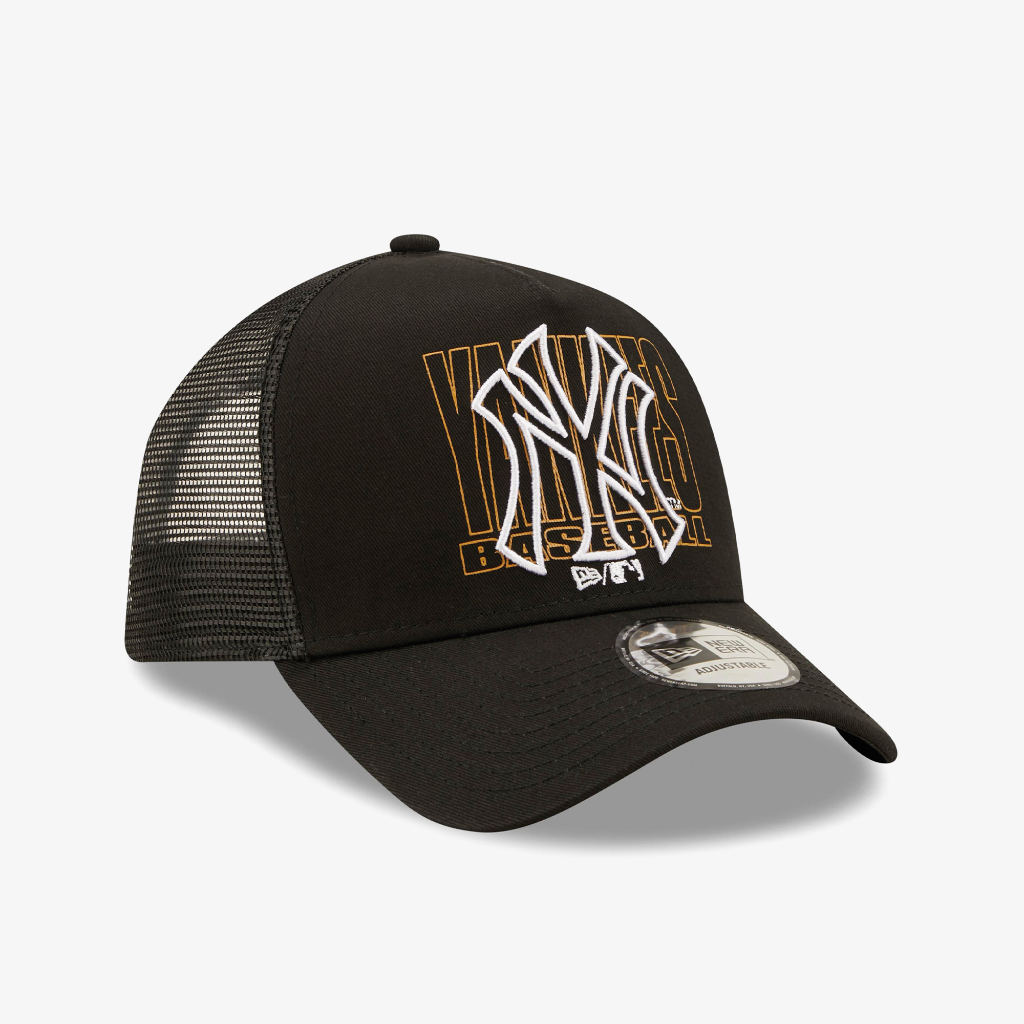 New Era New York Yankees Logo A-Frame Unisex Siyah Şapka