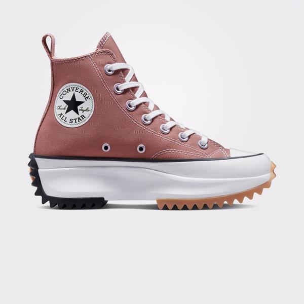 Converse Run Star Hike Canvas Platform Kadın Bordo Sneaker