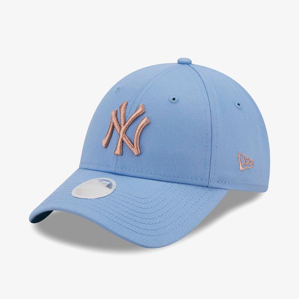 New Era New York Yankees Wmns Metallic Logo Unisex Mavi Şapka