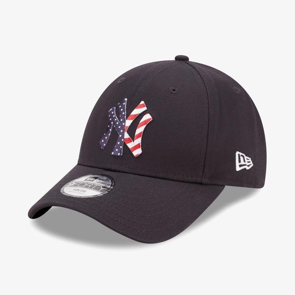 New Era New York Yankees Camo Çocuk Lacivert Şapka
