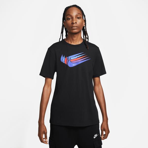Nike Sportswear Swoosh Erkek Siyah T-Shirt