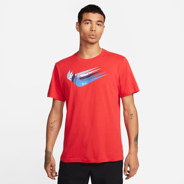 Nike Sportswear Swoosh Erkek Kırmızı T-Shirt