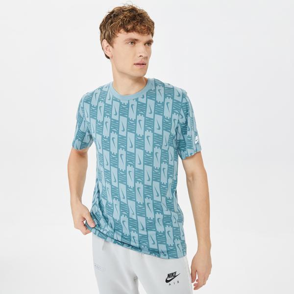 Nike Sportswear Erkek Mavi T-shirt